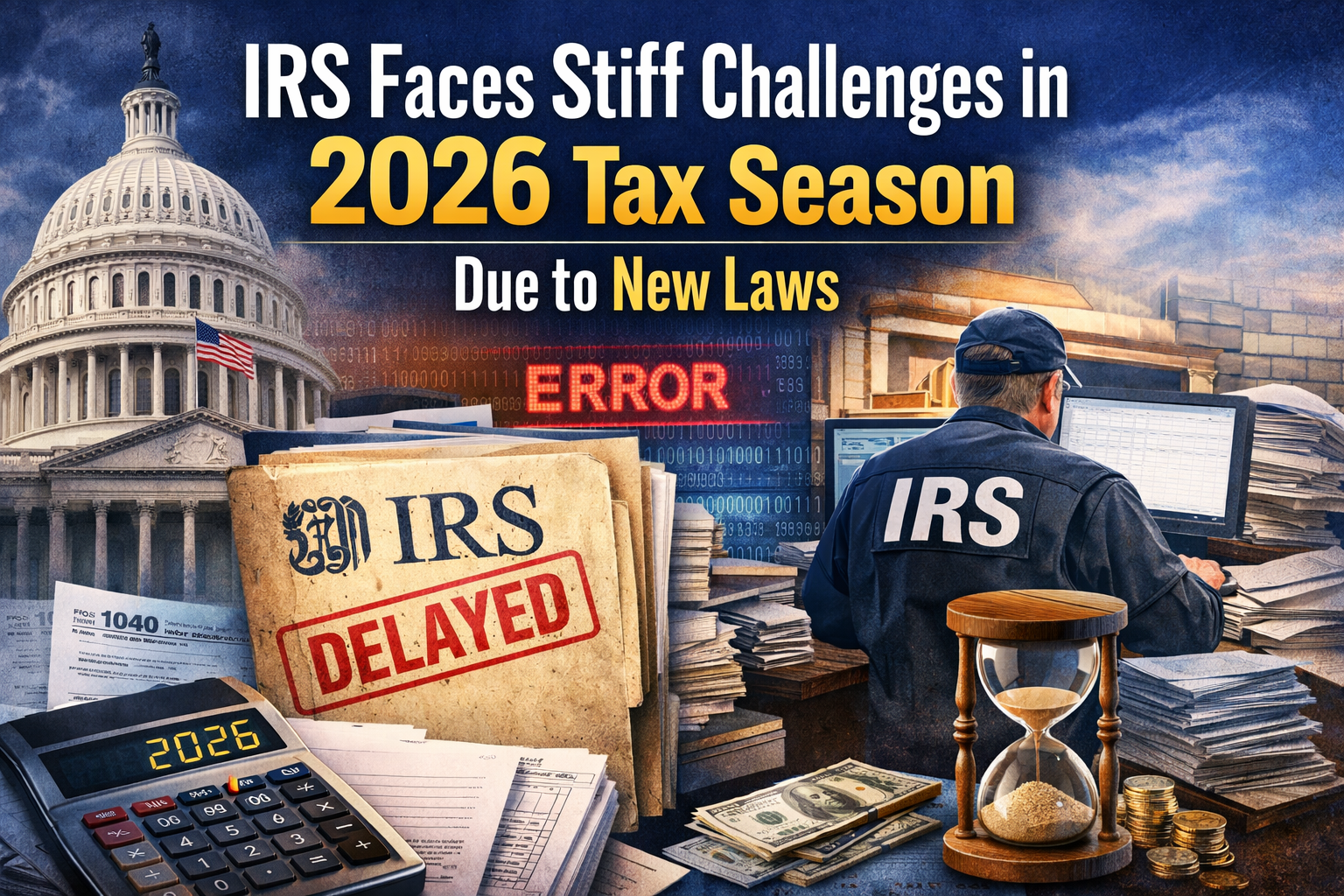 IRS faces stiff challenges in 2026 tax season due to new laws